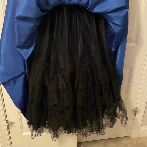 Vintage Mike Benet Formals Royal Blue Sequin Pageant Prom Party Dress - Picture 11 of 13